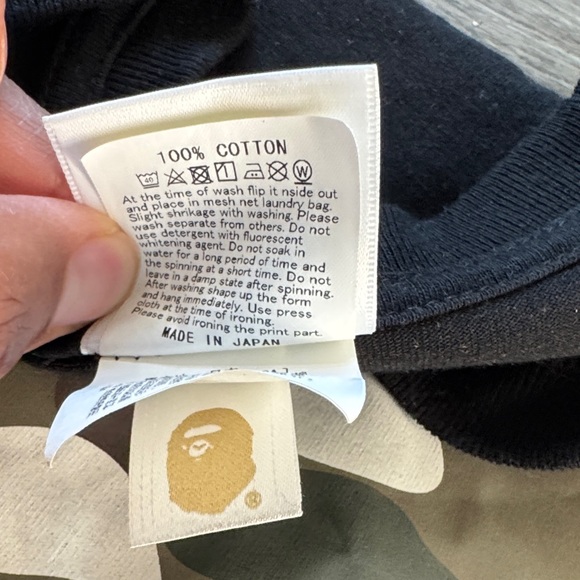 BAPE 1st Camo By Bathing Tee
'Black/Olive' size XL - Picture 5 of 6